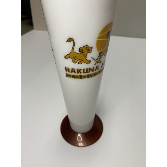 Disney World Simba Plastic Souvenir Cup with Straw Hakuna Matata Lion King USA - Picture 6 of 7